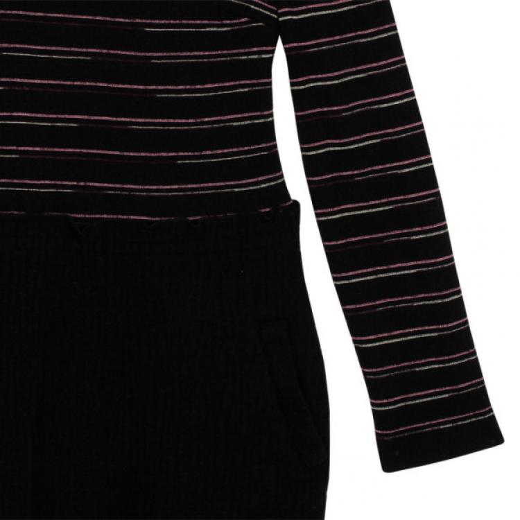 Pre Owned Missoni Straight Knitted Wool Dress L