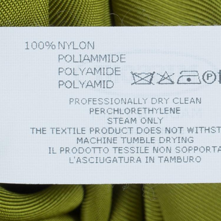 Pre Owned Missoni Green Printed Panel Sequin Belt Gown S