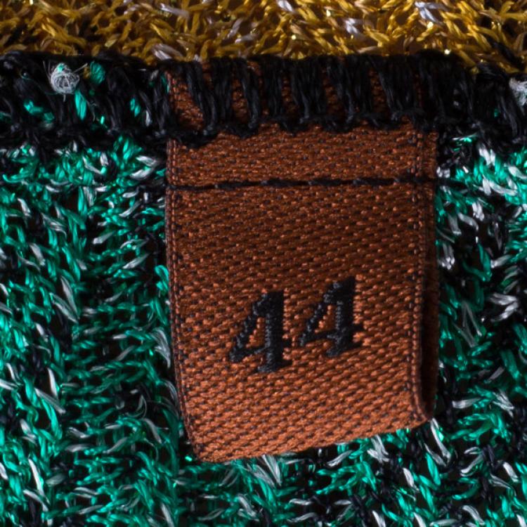 Pre Owned Missoni Mare Open-Back Multicolor Knit Jumpsuit M