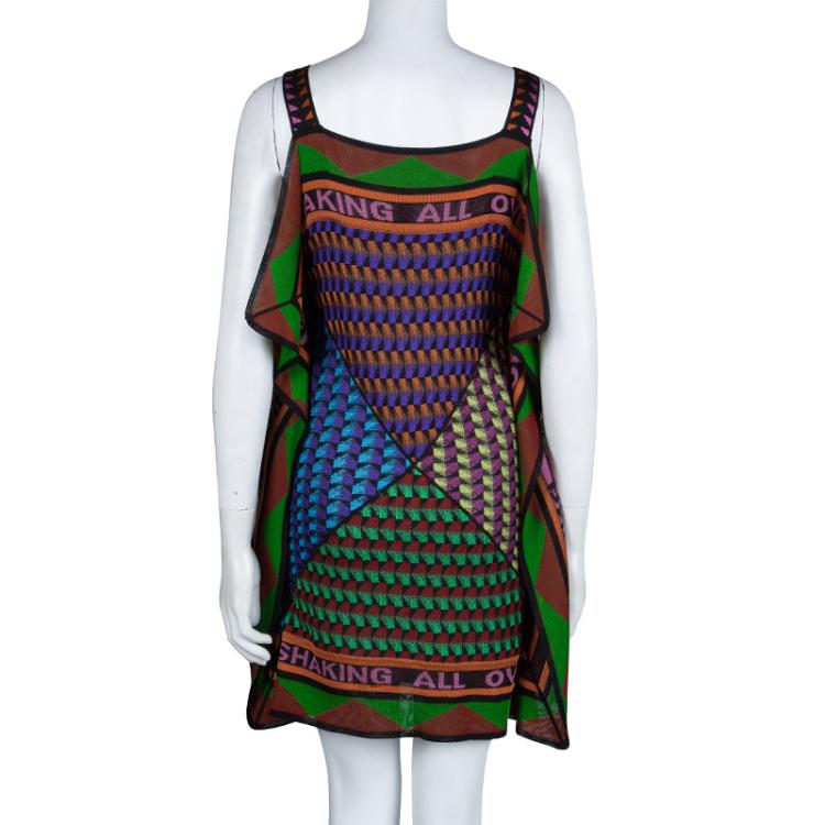 Pre Owned Missoni Multicolor Sleeveless Kaftan Dress S