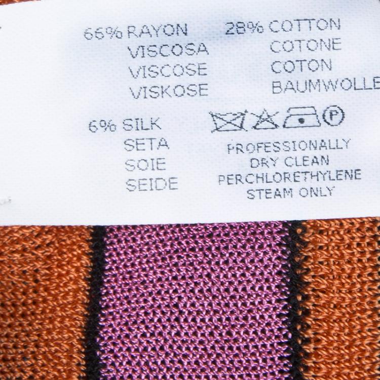 Pre Owned Missoni Multicolor Sleeveless Kaftan Dress S