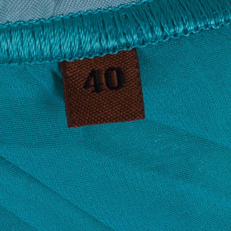 Pre Owned Missoni Color-Block Maxi Skirt S