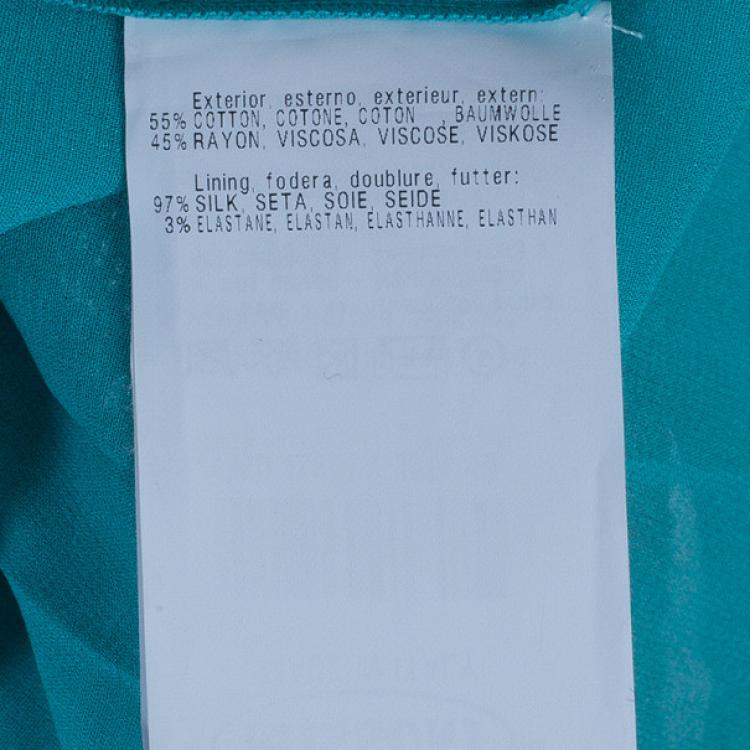 Pre Owned Missoni Color-Block Maxi Skirt S