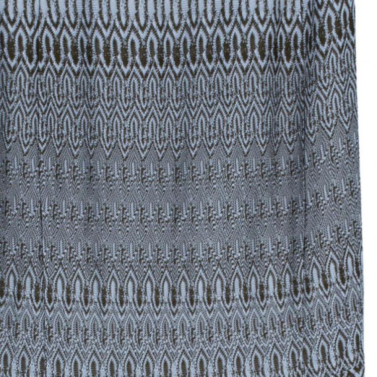 Pre Owned Missoni Long Woven Multicolor Skirt S