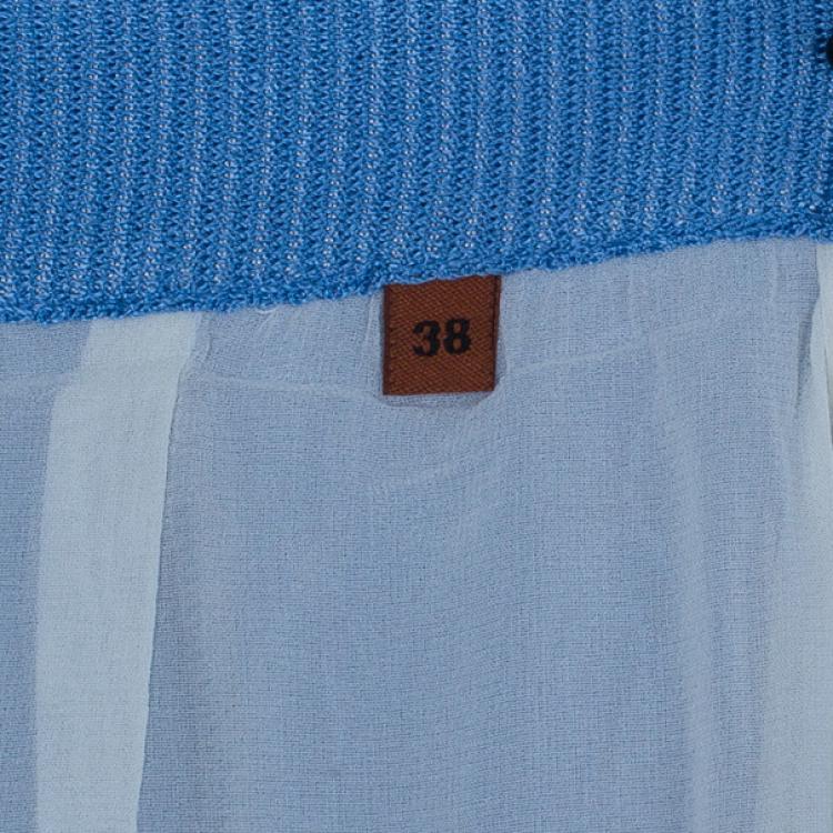 Pre Owned Missoni Long Woven Multicolor Skirt S