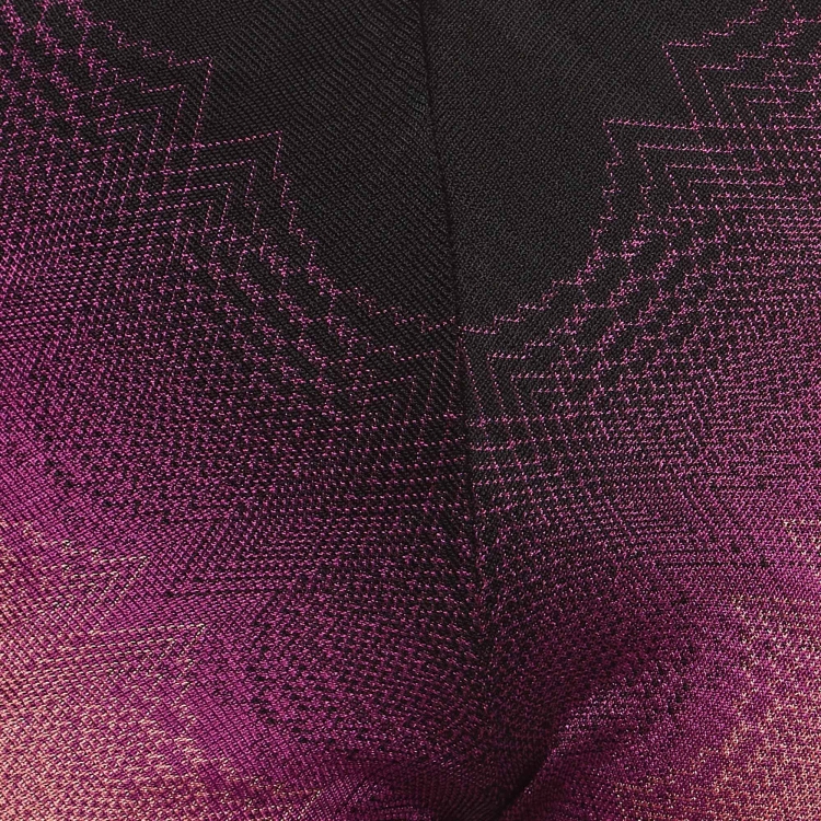 Pre Owned Missoni Multicolor Patterned Knit Pants S