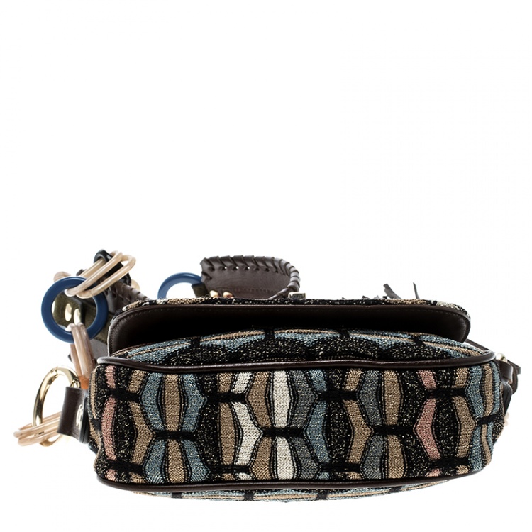 Pre Owned Missoni Multicolor Fabric Crossbody Bag