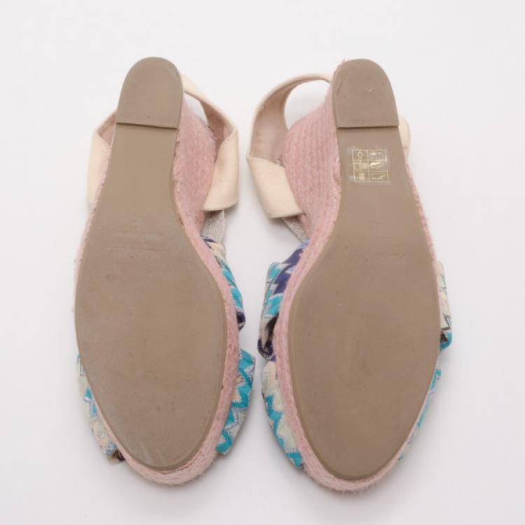 مملوكة مسبقًا Missoni Espadrille Wedges Size 40