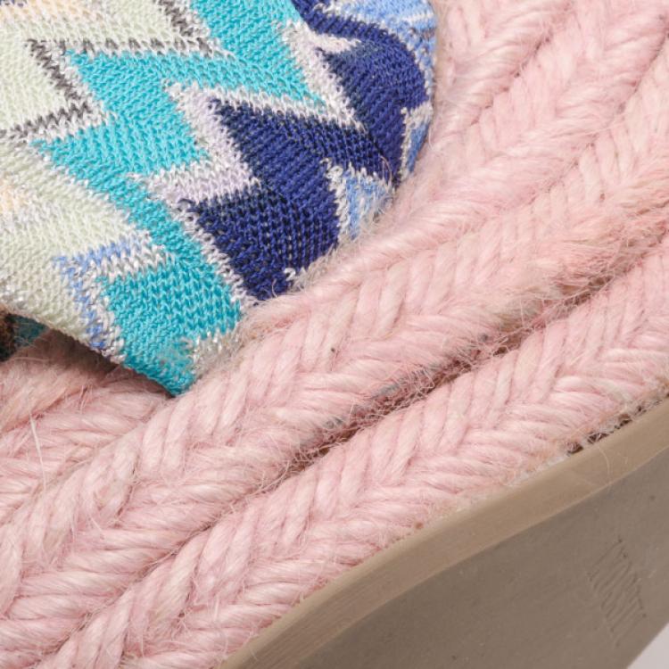مملوكة مسبقًا Missoni Espadrille Wedges Size 40