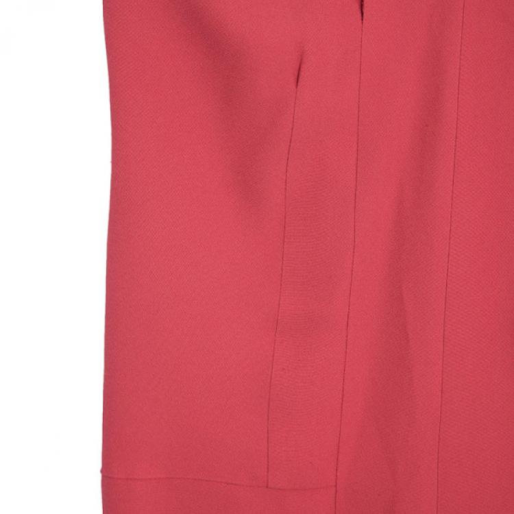 مملوكة مسبقًا Miu Miu Short Coral Back Pleated Dress M