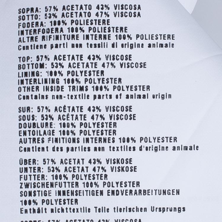 Pre Owned Miu Miu Black Key-hole Back Detail Dress M