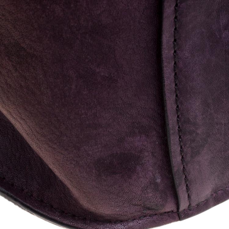 Pre Owned Miu Miu Tri Color Leather Top Handle Bag