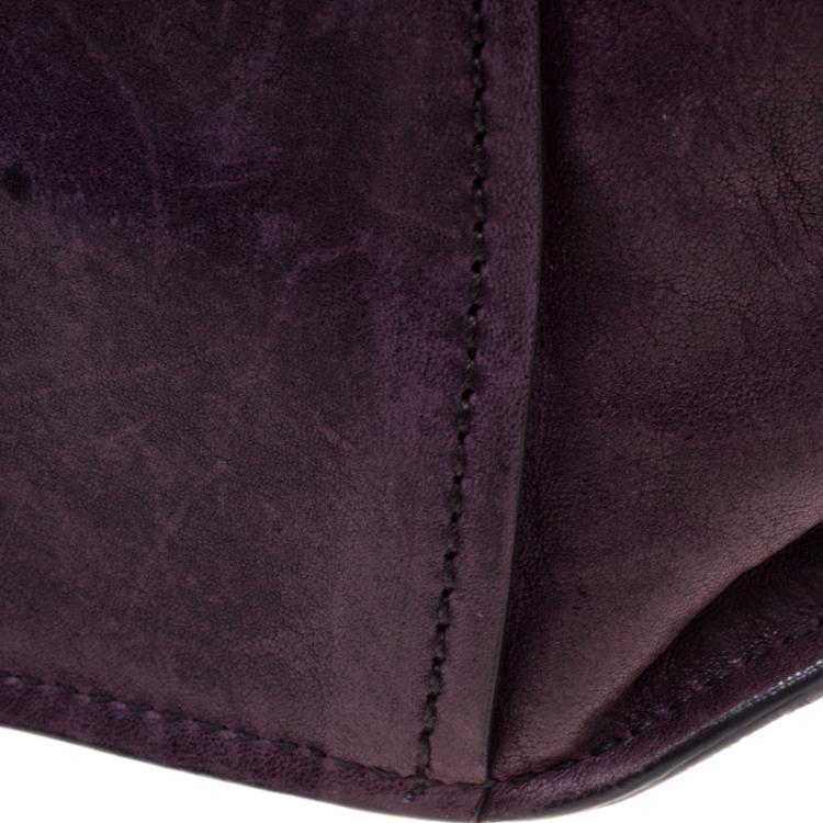 Pre Owned Miu Miu Tri Color Leather Top Handle Bag