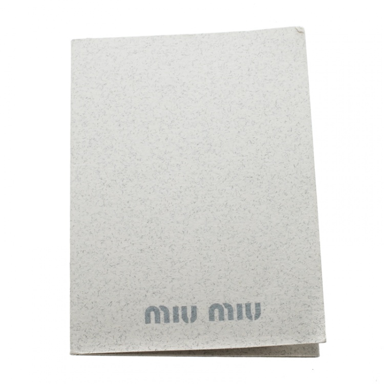 Pre Owned Miu Miu Beige/Brown Crochet Fabric and Leather Hobo