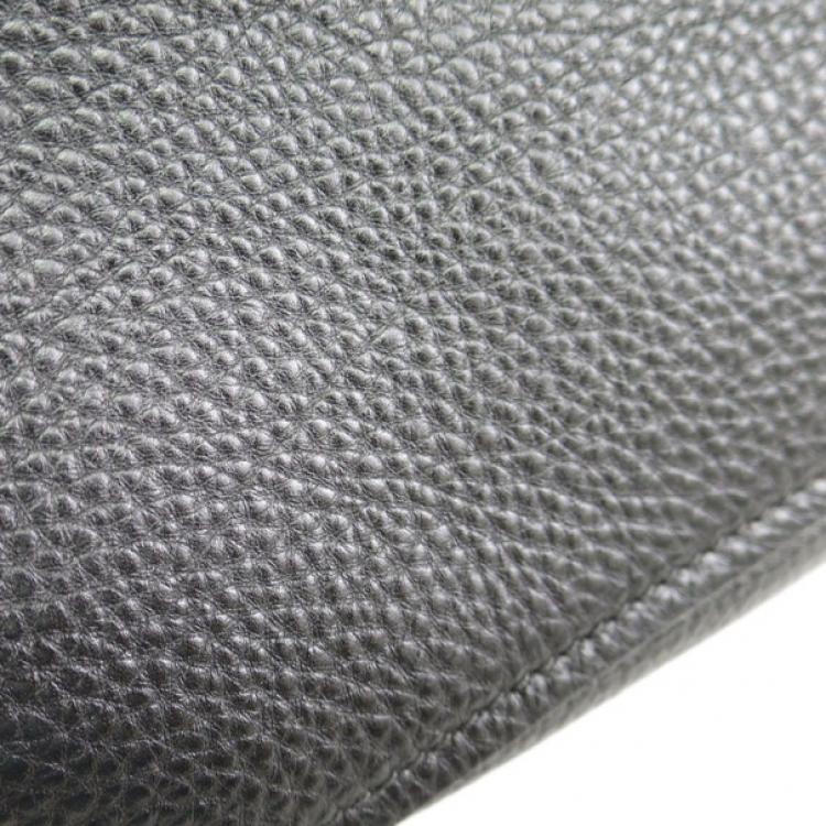 Pre Owned Miu Miu Black Leather Boston Bag