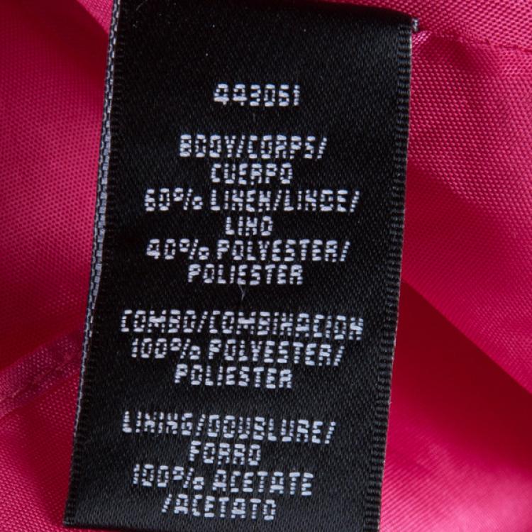 Pre Owned ML Monique Lhuillier Strapless Gown XL
