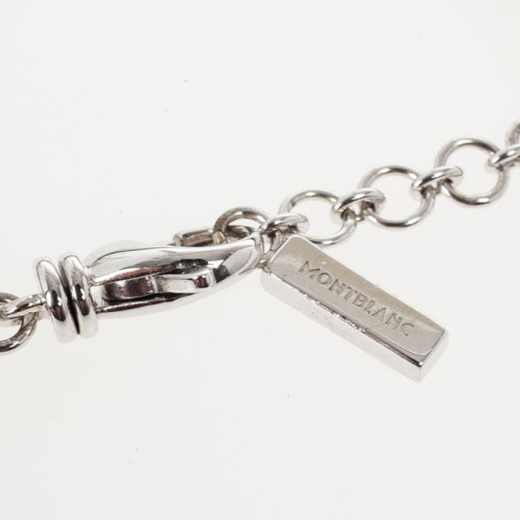 Pre Owned MontBlanc Silver Bracelet 21 CM