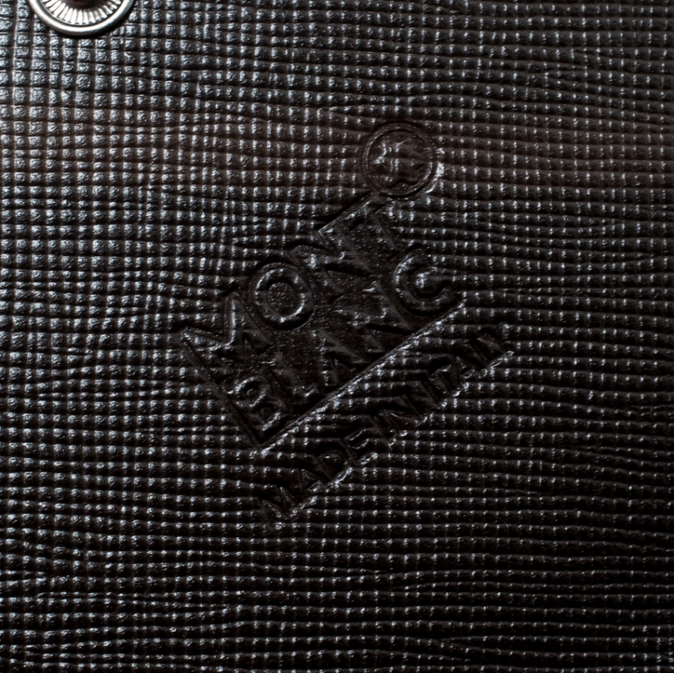 Pre Owned Montblanc Beige Signature Coated Canvas Wallet