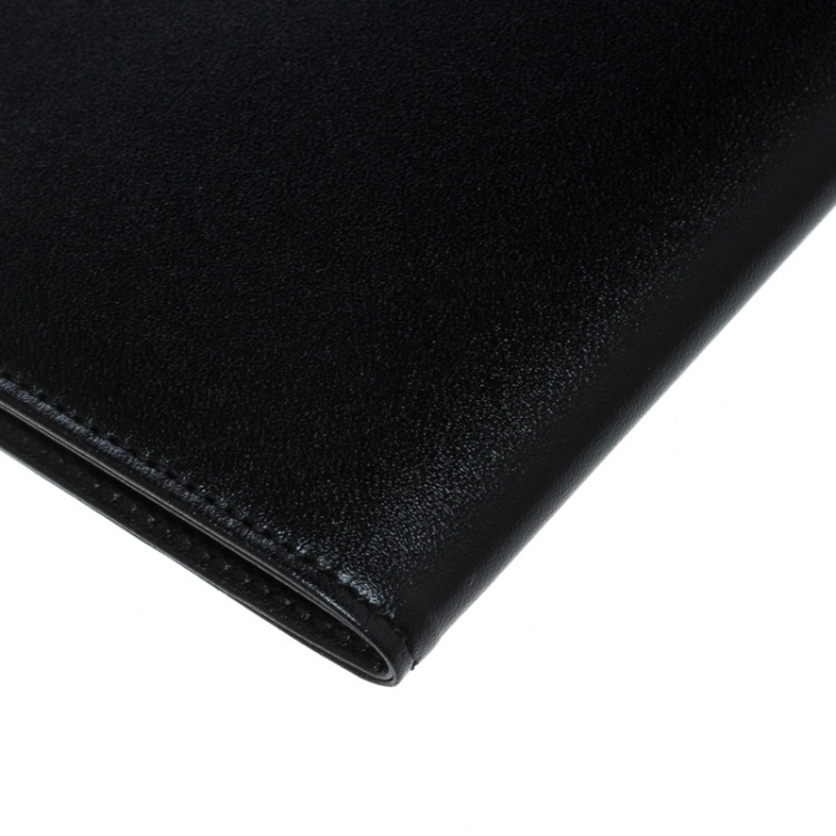 Pre Owned Montblanc Black Leather Meisterstuck Passport Holder