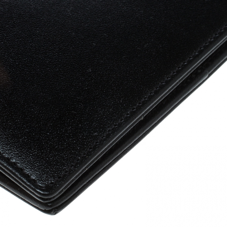 Pre Owned Montblanc Black Leather Meisterstuck Passport Holder
