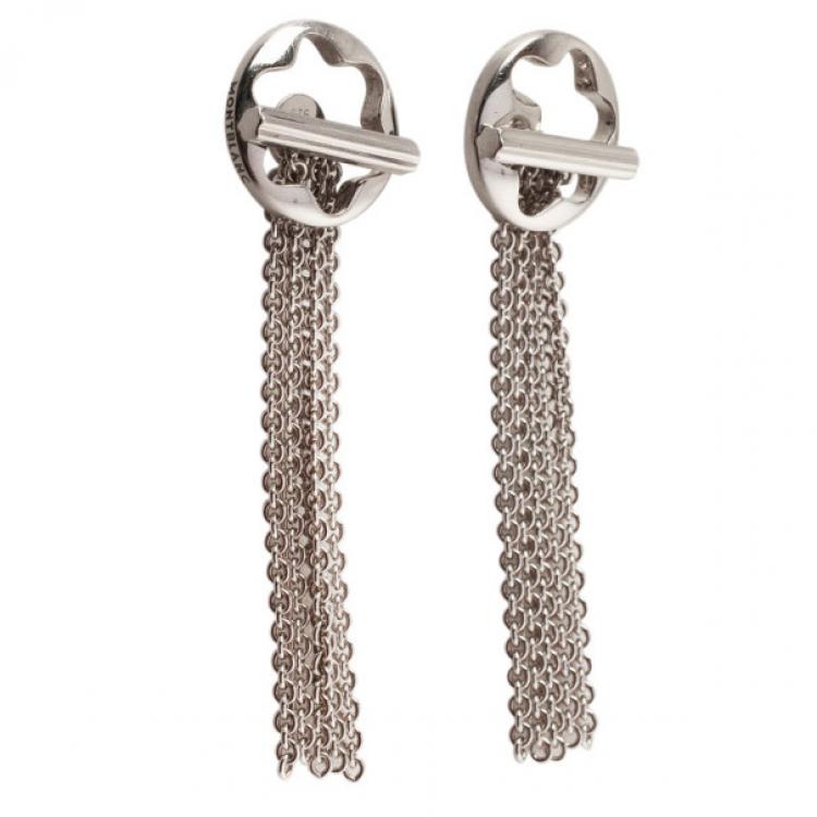 Pre Owned Montblanc Caress of a Star Earrings