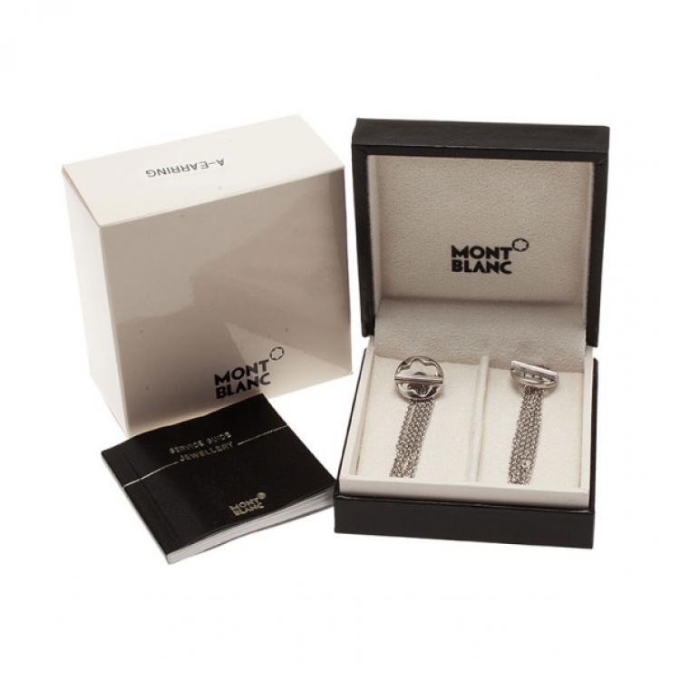 Pre Owned Montblanc Caress of a Star Earrings