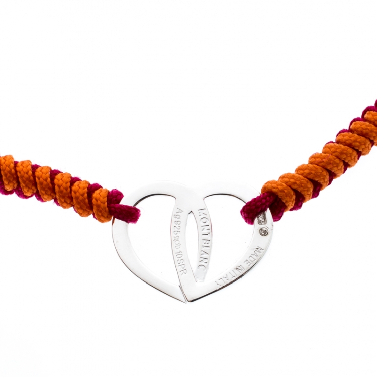 Pre Owned Montblanc Emblem Bicolor Coeur de Pétales Entrelacés Bracelet 