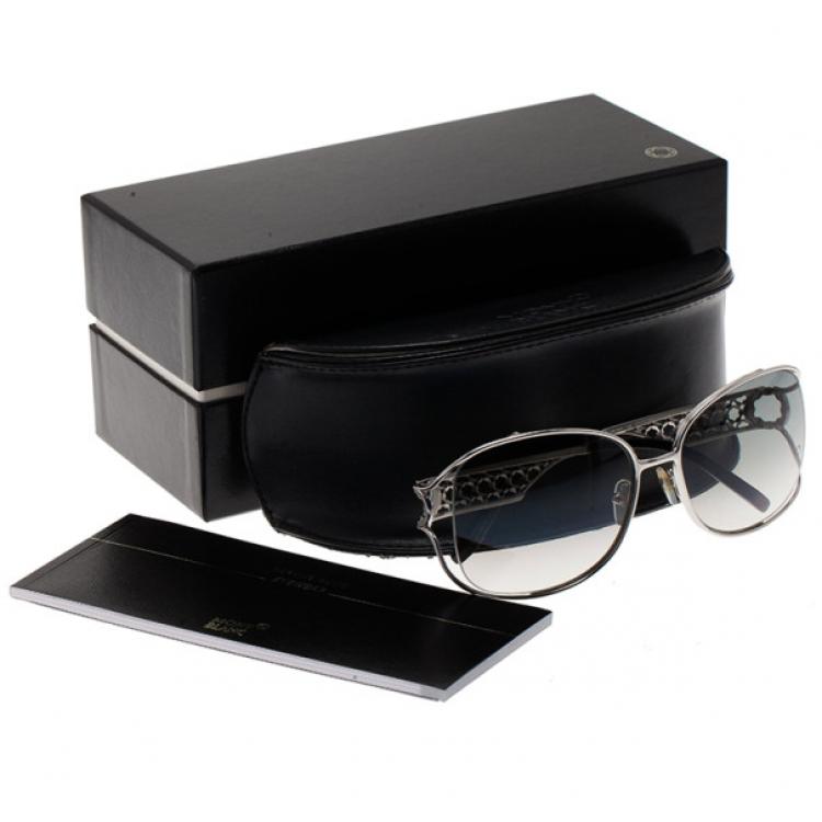 Pre Owned Montblanc Silver MB284S Woman Sunglasses
