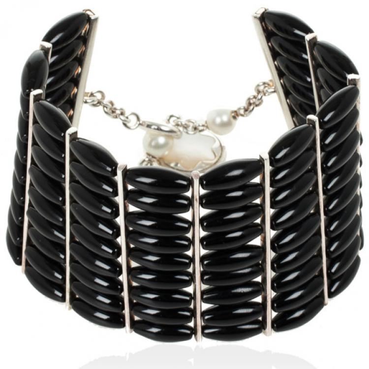 Pre Owned MontBlanc Black Onyx Bracelet
