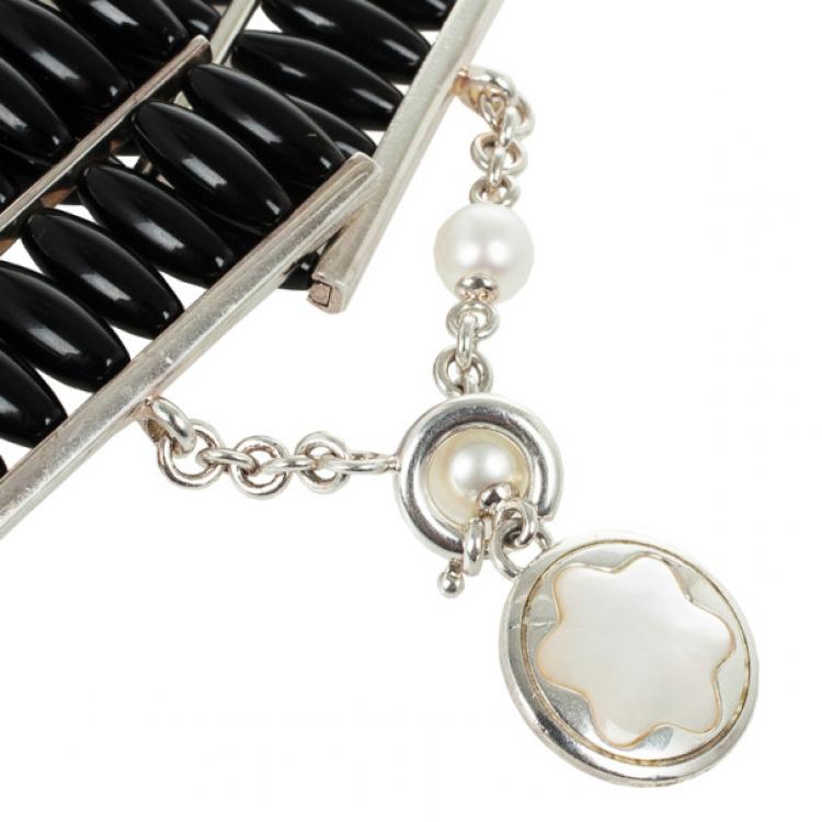 Pre Owned MontBlanc Black Onyx Bracelet