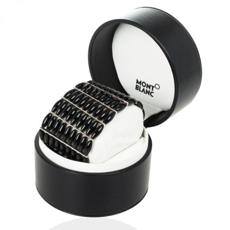 Pre Owned MontBlanc Black Onyx Bracelet