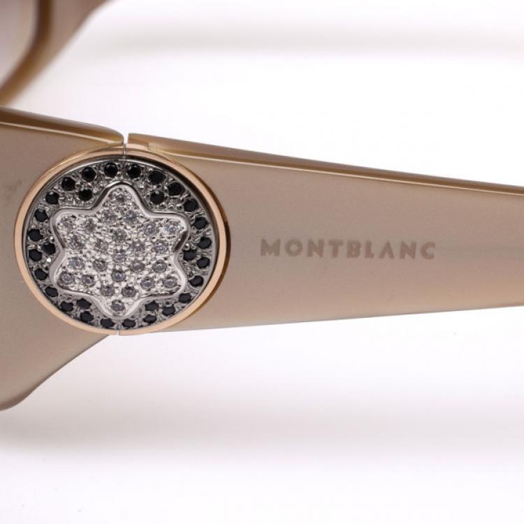 Pre Owned Montblanc Cream Cancun Women Sunglasses