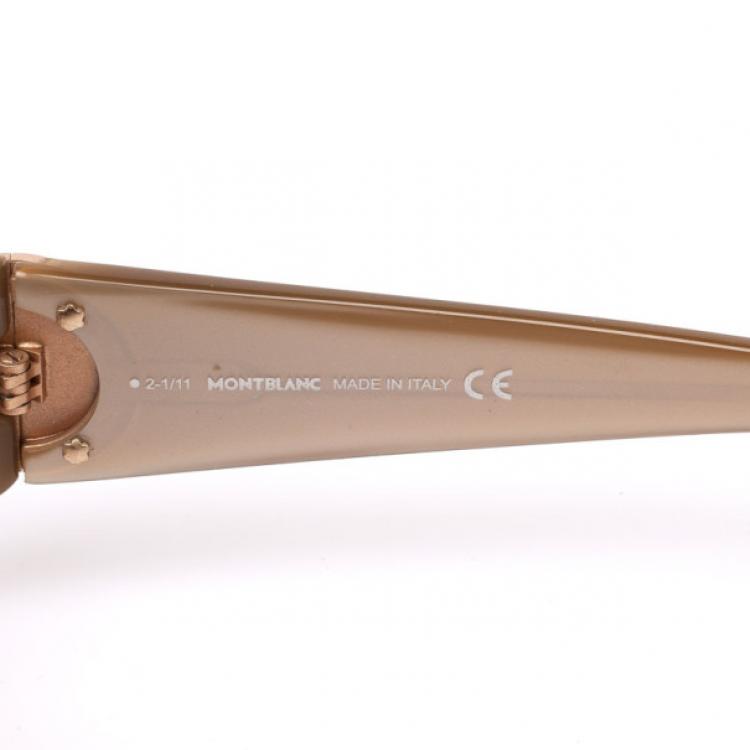 Pre Owned Montblanc Cream Cancun Women Sunglasses