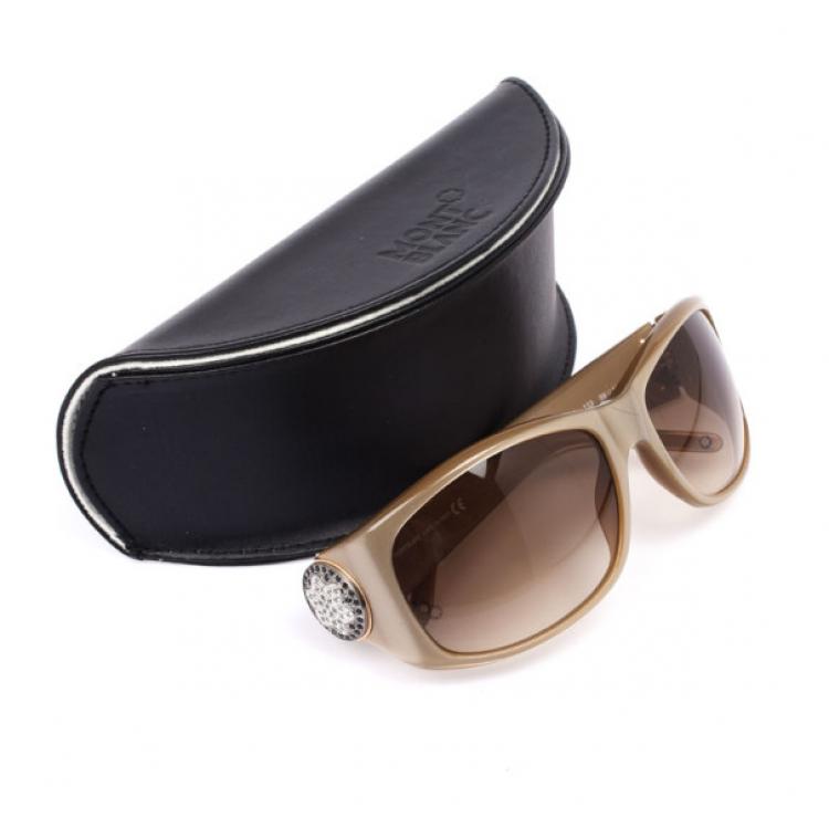 Pre Owned Montblanc Cream Cancun Women Sunglasses