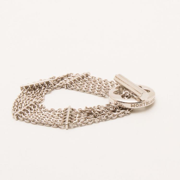 Pre Owned Montblanc Silver Caress of Star Bracelet