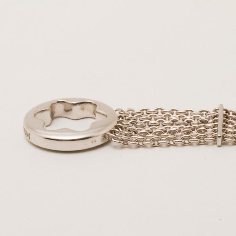 Pre Owned Montblanc Silver Caress of Star Bracelet