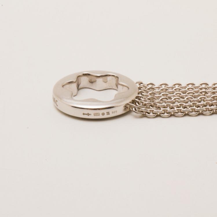 Pre Owned Montblanc Silver Caress of Star Bracelet
