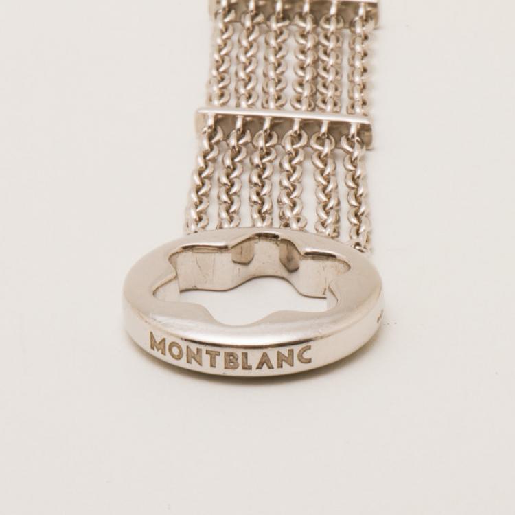 Pre Owned Montblanc Silver Caress of Star Bracelet