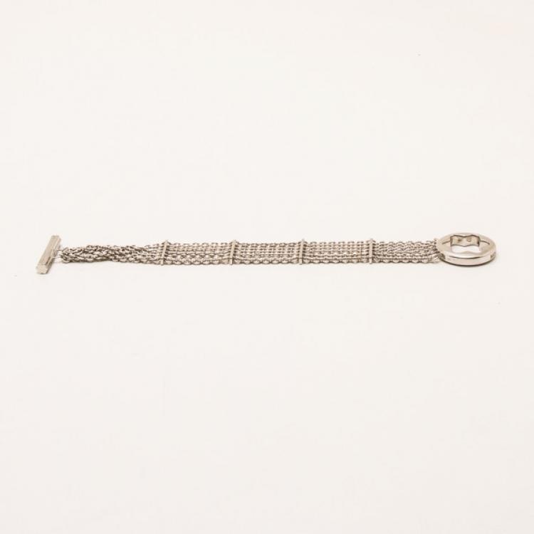 Pre Owned Montblanc Silver Caress of Star Bracelet