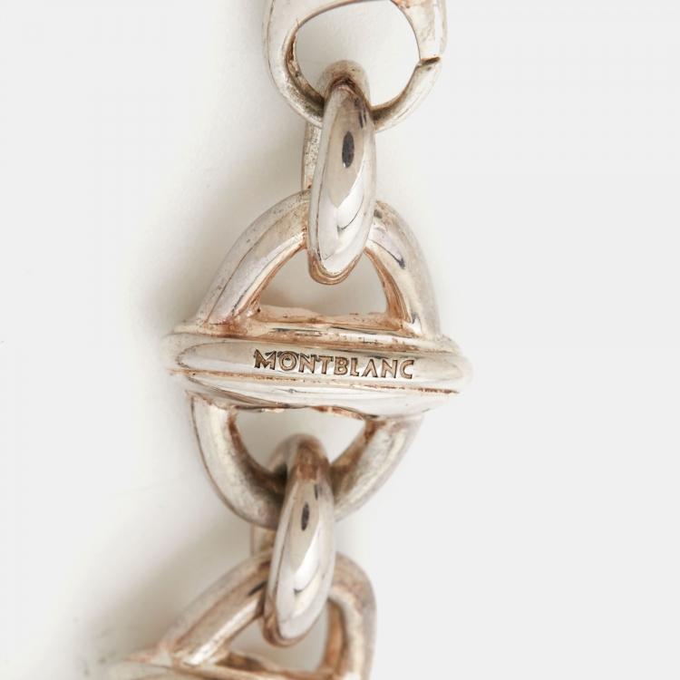 Pre Owned Montblanc Icon Silver Chain Necklace