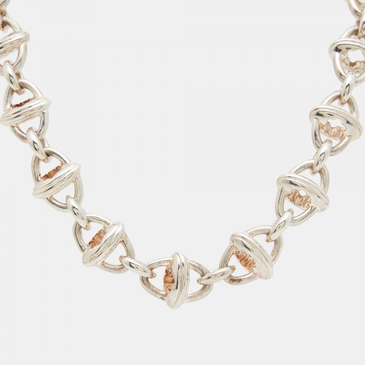 Pre Owned Montblanc Icon Silver Chain Necklace