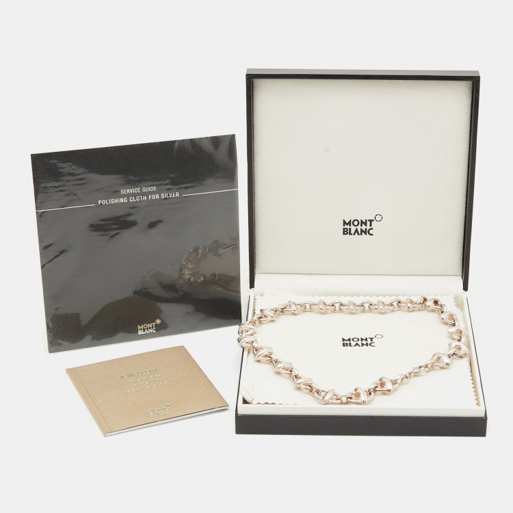 Pre Owned Montblanc Icon Silver Chain Necklace