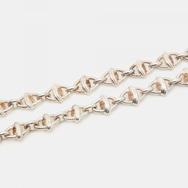 Pre Owned Montblanc Icon Silver Chain Necklace