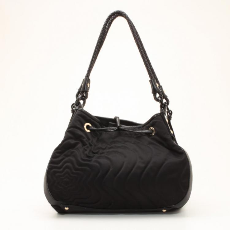 Pre Owned Montblanc Black Starisma Shoulder Bag 