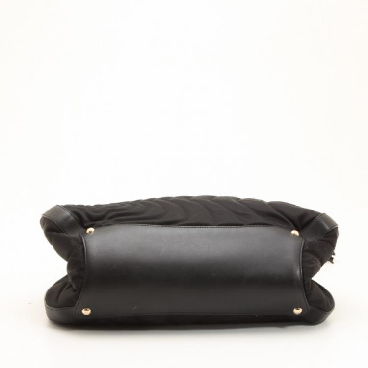 Pre Owned Montblanc Black Starisma Shoulder Bag 