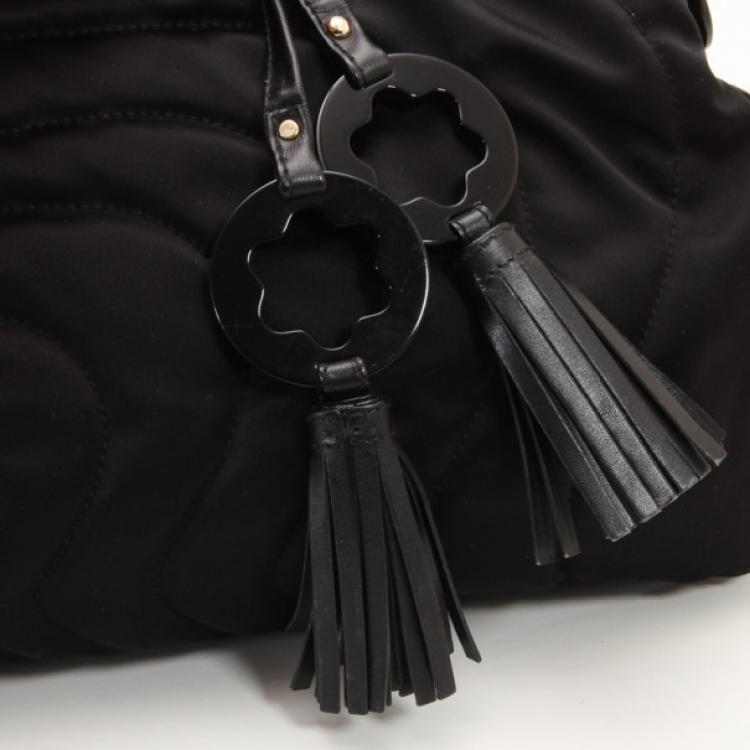 Pre Owned Montblanc Black Starisma Shoulder Bag 