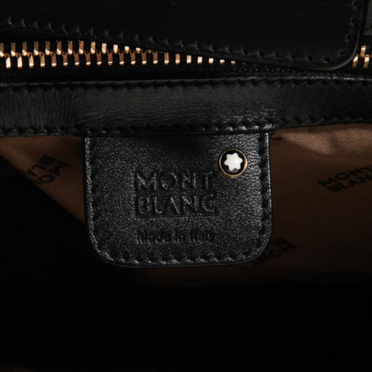 Pre Owned Montblanc Black Starisma Shoulder Bag 