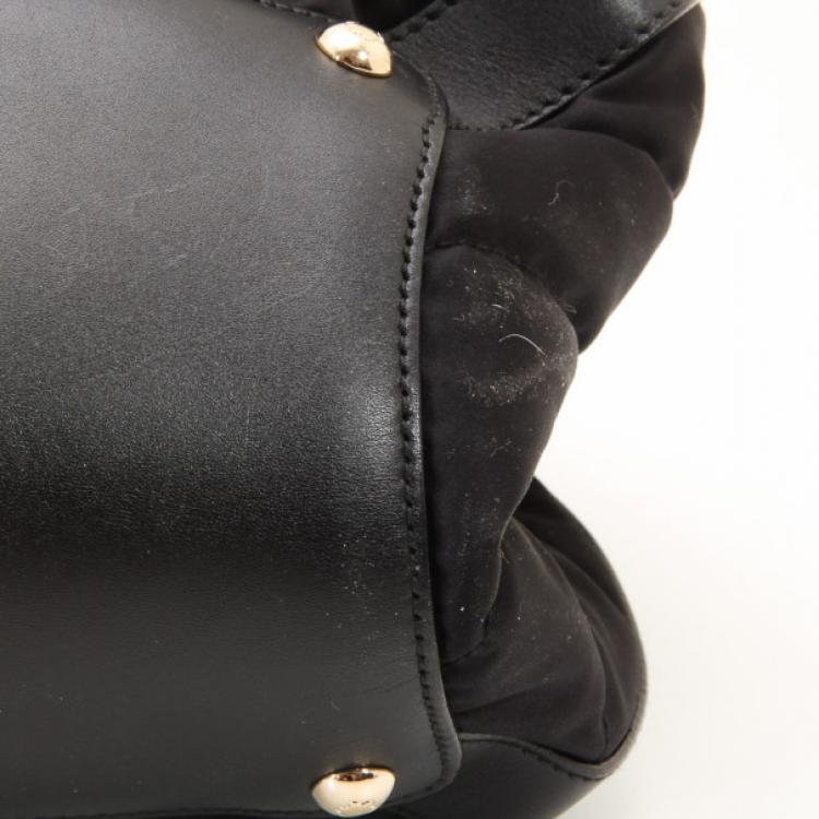 Pre Owned Montblanc Black Starisma Shoulder Bag 