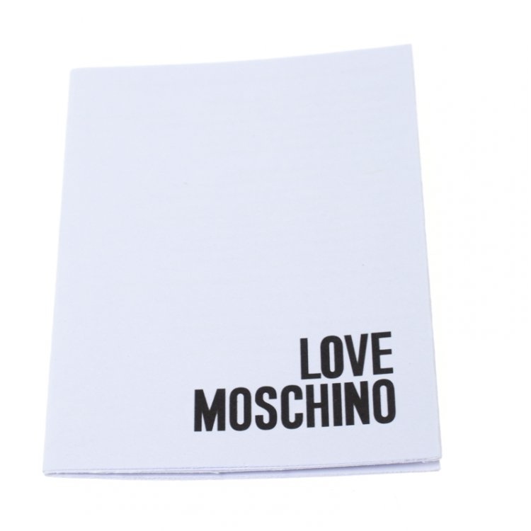 مملوكة مسبقًا Love Moschino Black Faux Leather Crossbody Bag