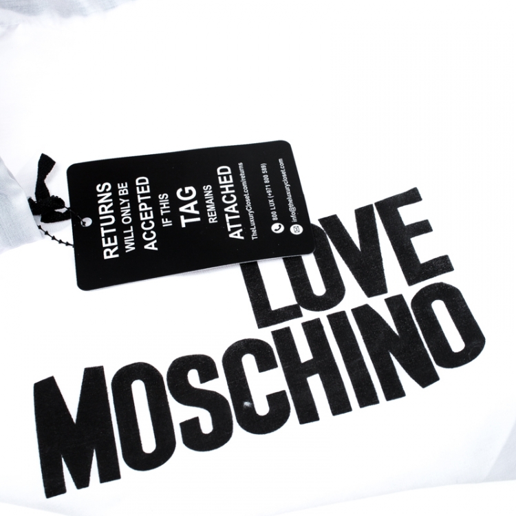 Pre Owned Love Moschino Pink Quilted Faux Leather Crossbody Bag